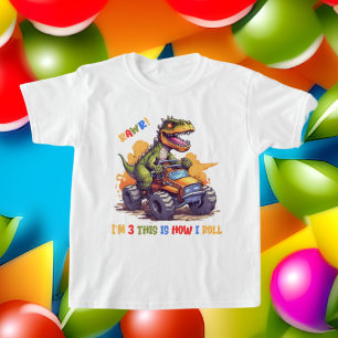 Camiseta chicos geniales 3.ᵉʳ dinosaur prehistórico