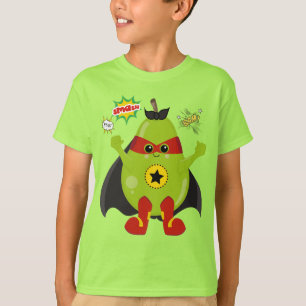 Camiseta chicos geniales súper héroe pera verano primavera