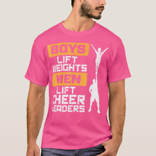 Camiseta Chicos levantan pesas Hombre porrista Divertido po
