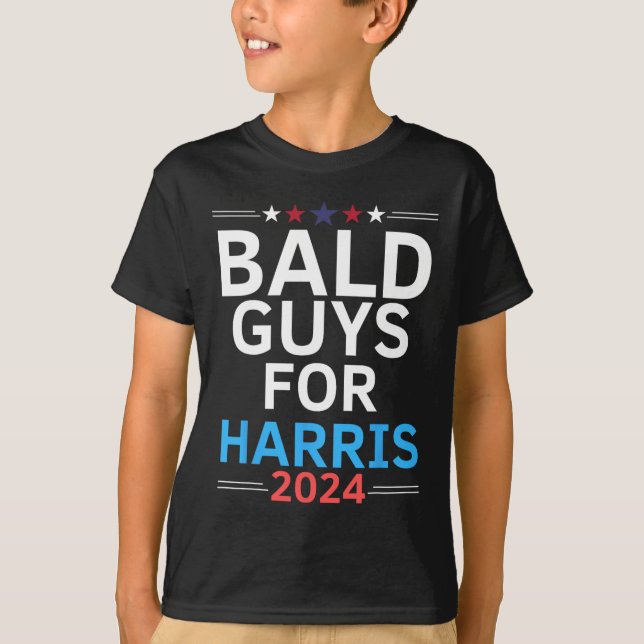 Camiseta Chicos Por Kamala Harris 2024 - Kamala Harris 2024 (Anverso)