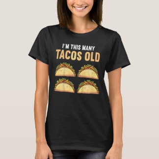 Camiseta Chicos, soy esta vieja idea de cumpleaños de mucho