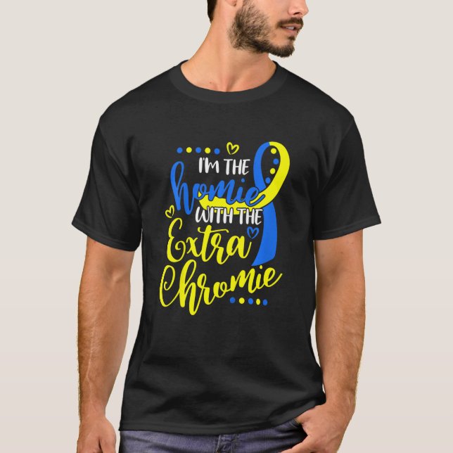 Camiseta Chicos, soy la homie con el cromo extra de abajo S (Anverso)