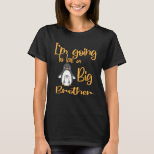 Camiseta Chicos, voy a ser un gran hermano de pingüino prom