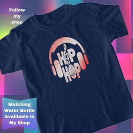 Camiseta Chicos y chicas auriculares Hip Hop Pascua