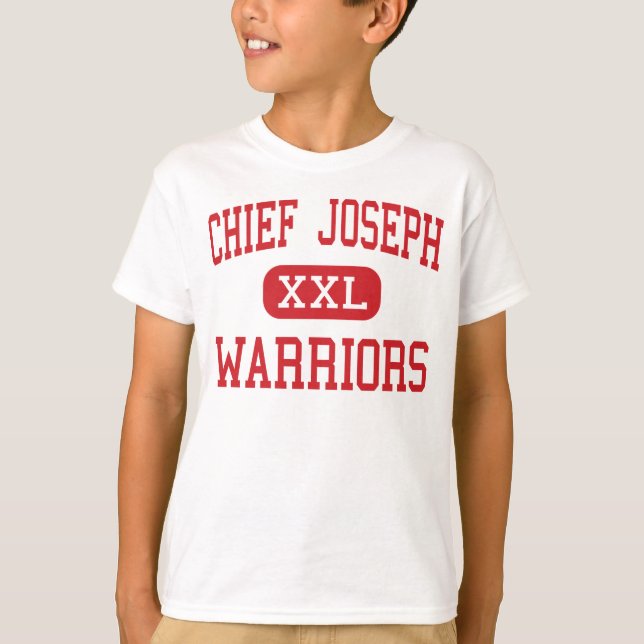 Camiseta Chief Joseph - Warriors - Middle - Bozeman Montana (Anverso)