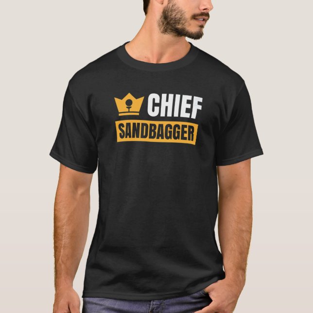 Camiseta Chief Sandbagger Gag Golf   (Anverso)