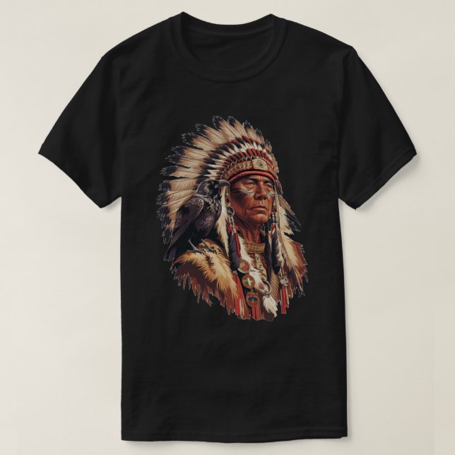 Camiseta Chief with the Raven (Diseño del anverso)