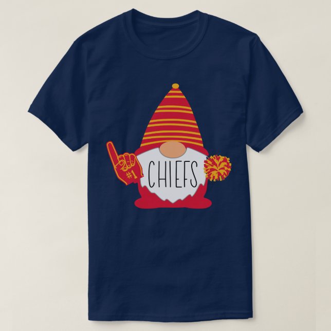 Camiseta Chiefs Gnome Fan (Diseño del anverso)