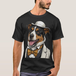 Camiseta Chien berger australien amusant en costume