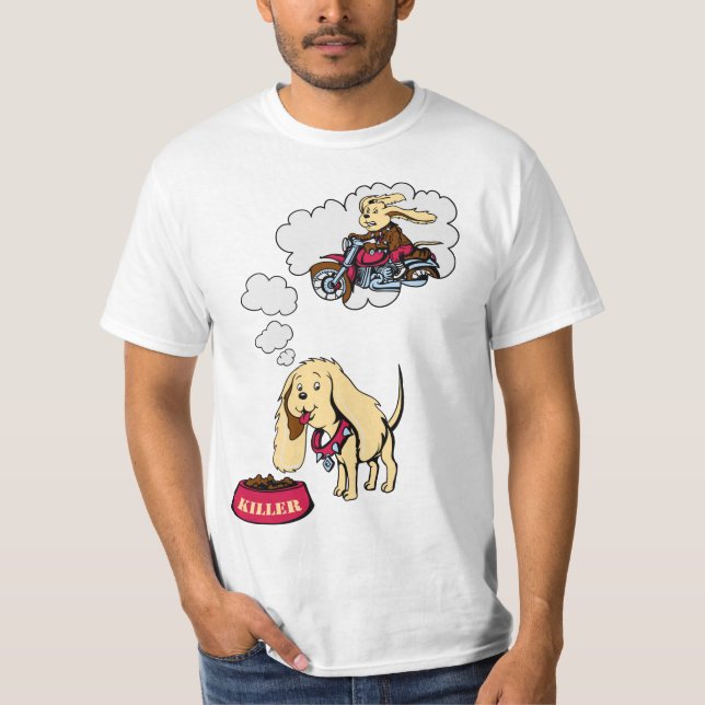 Camiseta Chien motocross (Anverso)