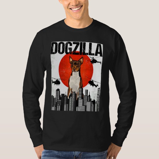Camiseta Chienzilla Dogzilla Zorro Terrier de Juguete Japon (Anverso)