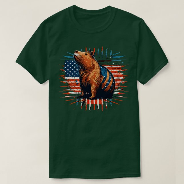 Camiseta Chigüiro 4 de julio (Diseño del anverso)