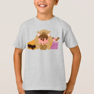 Camiseta Chigüiro con helado