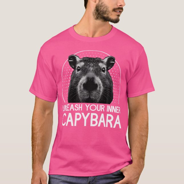 Camiseta Chigüiro Desate tu capibara interno (Anverso)