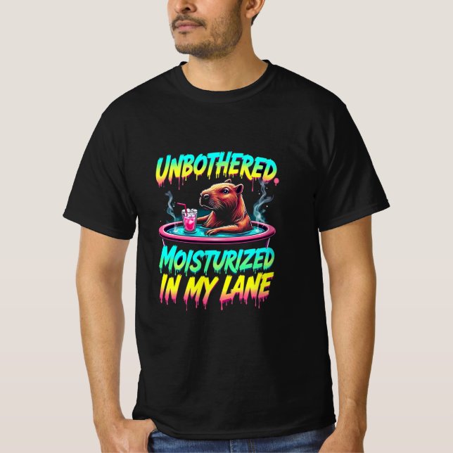Camiseta Chigüiro, Sin Molestias, Huisturizado, En Mi Lane (Anverso)