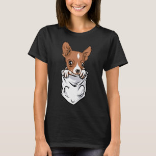 Camiseta Chihuahua Adorable Al Estilo De Bolsillo