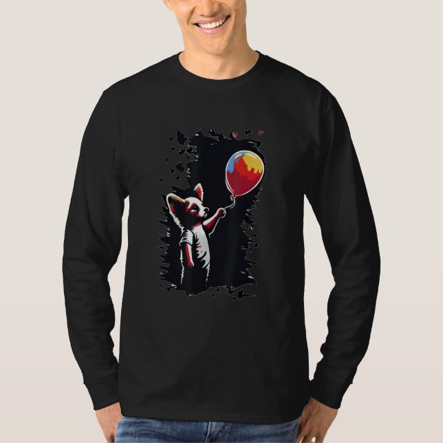 Camiseta Chihuahua Balloon Cute Dog Chiwawa  1 (Anverso)