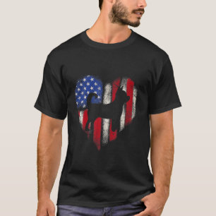 Camiseta Chihuahua Bandera Americana Corazón 4 De Julio Pre