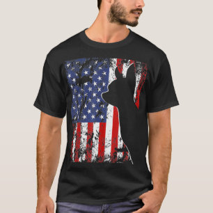 Camiseta Chihuahua Bandera Estadounidense Perro EEUU Hombre