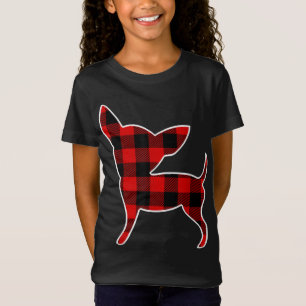 Camiseta Chihuahua Búfalo Rojo Tapado Perro Coronando PJ Fa