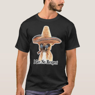 Camiseta Chihuahua, cachorro de perro pequeño con sombrero