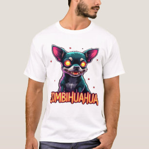 Camiseta Chihuahua Chi Chichi Chiwawa Perro Zombie Hallowee