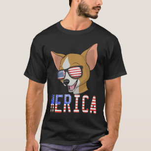 Camiseta Chihuahua Chihuahua Merica 4 de julio Independenci