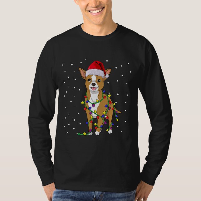Camiseta Chihuahua Christmas Dog (Anverso)
