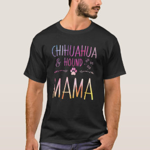 Camiseta Chihuahua colorida y honrada mamá Tee Perro gracio