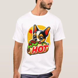 CAMISETA CHIHUAHUA COMIENDO BURRITO
