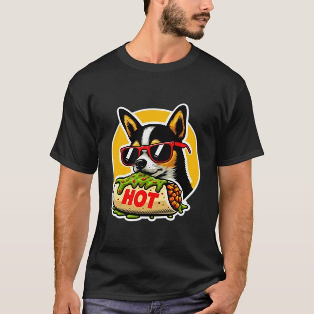 CAMISETA CHIHUAHUA COMIENDO BURRITO 8 (Anverso)