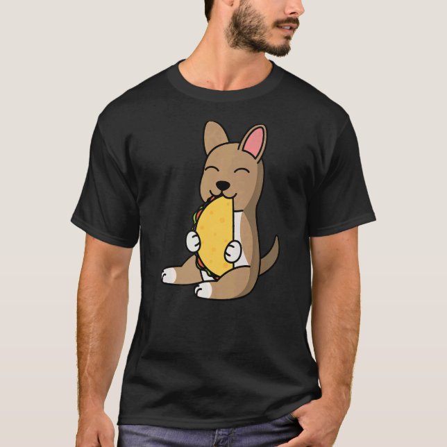 Camiseta Chihuahua comiendo un taco (Anverso)