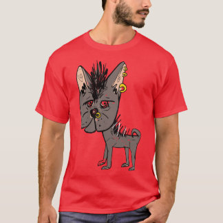 Camiseta Chihuahua con Piercings
