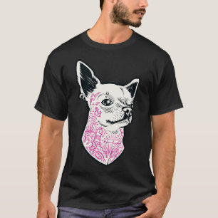 Camiseta Chihuahua con tatuos
