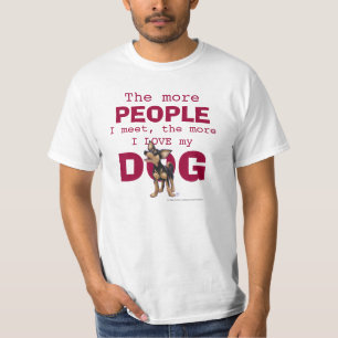 Camiseta Chihuahua Cuanto más gente, más perro de amor