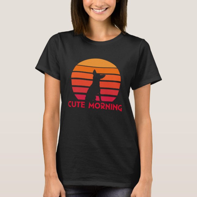 Camiseta Chihuahua  Cute Morning  Sunrise  Sunset  Dog (Anverso)