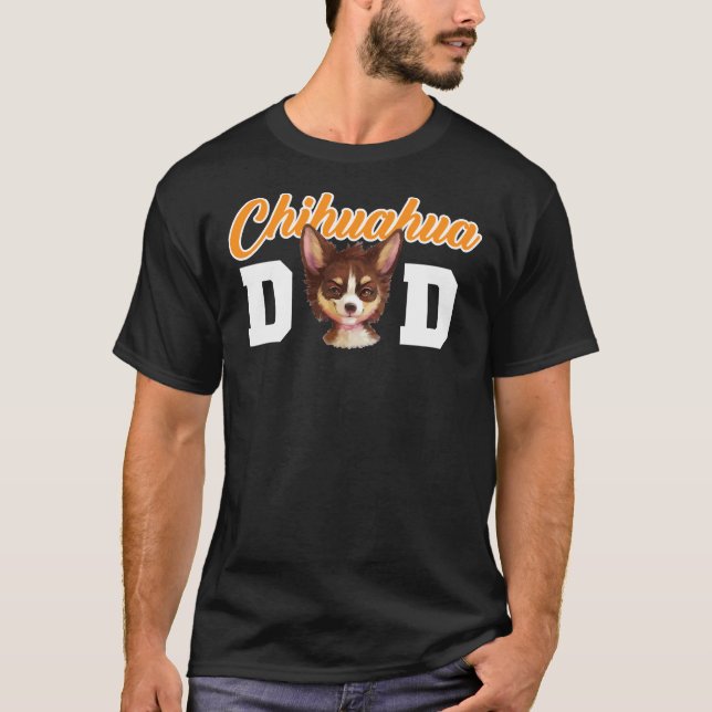 Camiseta Chihuahua Dad (Anverso)
