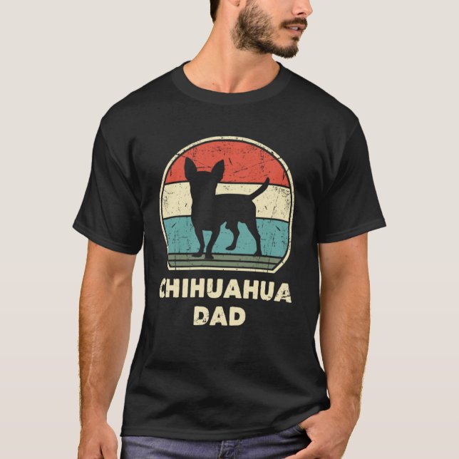 Camiseta Chihuahua Dad  Dog  Men  Chihuahua Dog Daddy (Anverso)