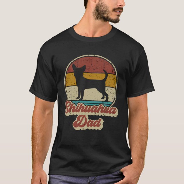 Camiseta Chihuahua Dad  Dog   Men Chihuahua Dog Daddy (Anverso)