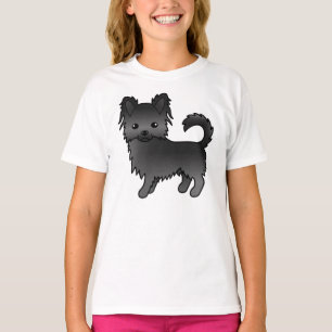 Camiseta Chihuahua de dibujos animados lindos con abrigo la