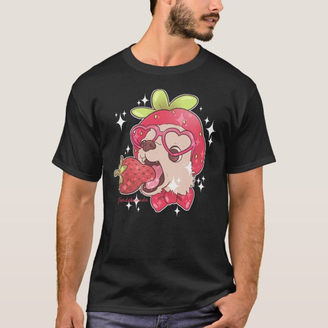 Camiseta Chihuahua de fresa (Anverso)