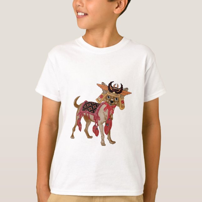 Camiseta Chihuahua del samurai (Anverso)