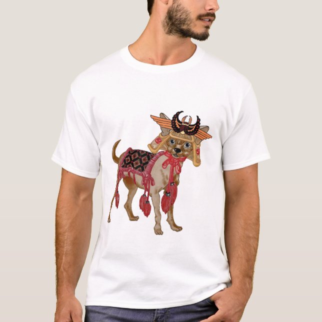 Camiseta Chihuahua del samurai (Anverso)