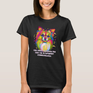 Camiseta Chihuahua dice un buen día en la jugueta japonesa 