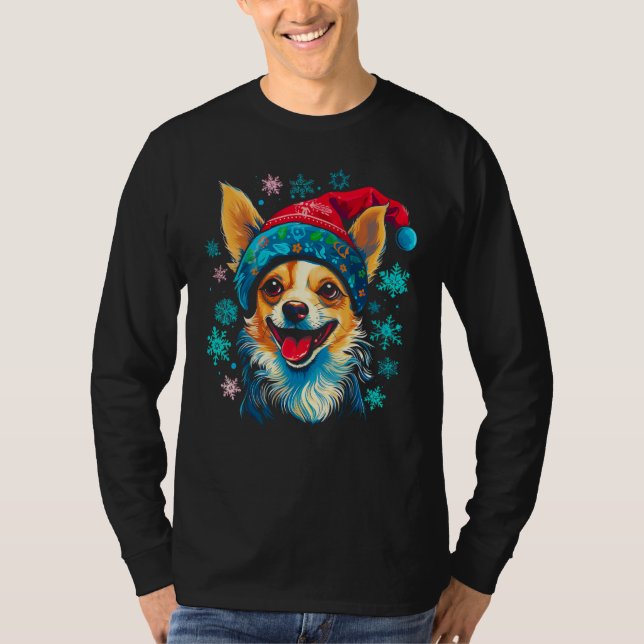 Camiseta Chihuahua Dog Christmas (Anverso)
