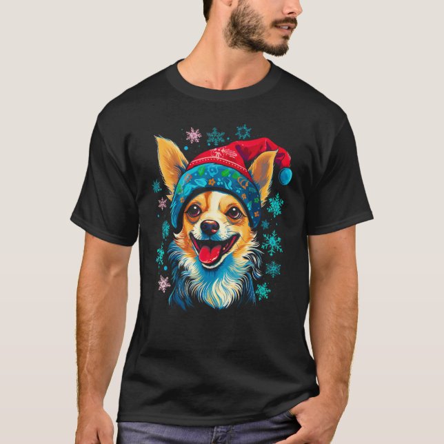 Camiseta Chihuahua Dog Christmas (Anverso)