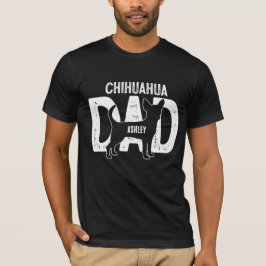 Camiseta Chihuahua Dog Dad Puppy Dad