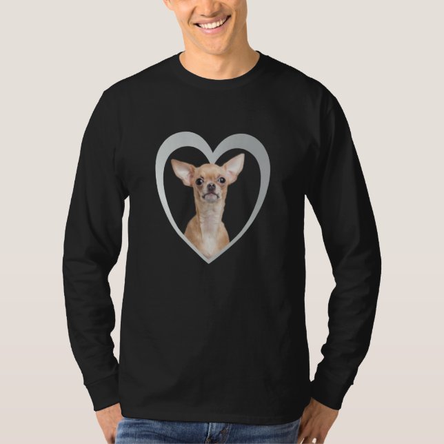 Camiseta Chihuahua  Dog Heart   Chihuahua  Chihuahua Terrie (Anverso)