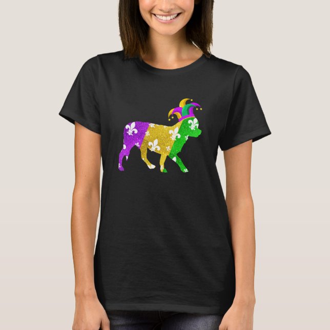 Camiseta Chihuahua Dog Mardi Gras Carnivals Funny Puppy Lov (Anverso)