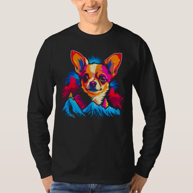 Camiseta Chihuahua Dog Mountain (Anverso)
